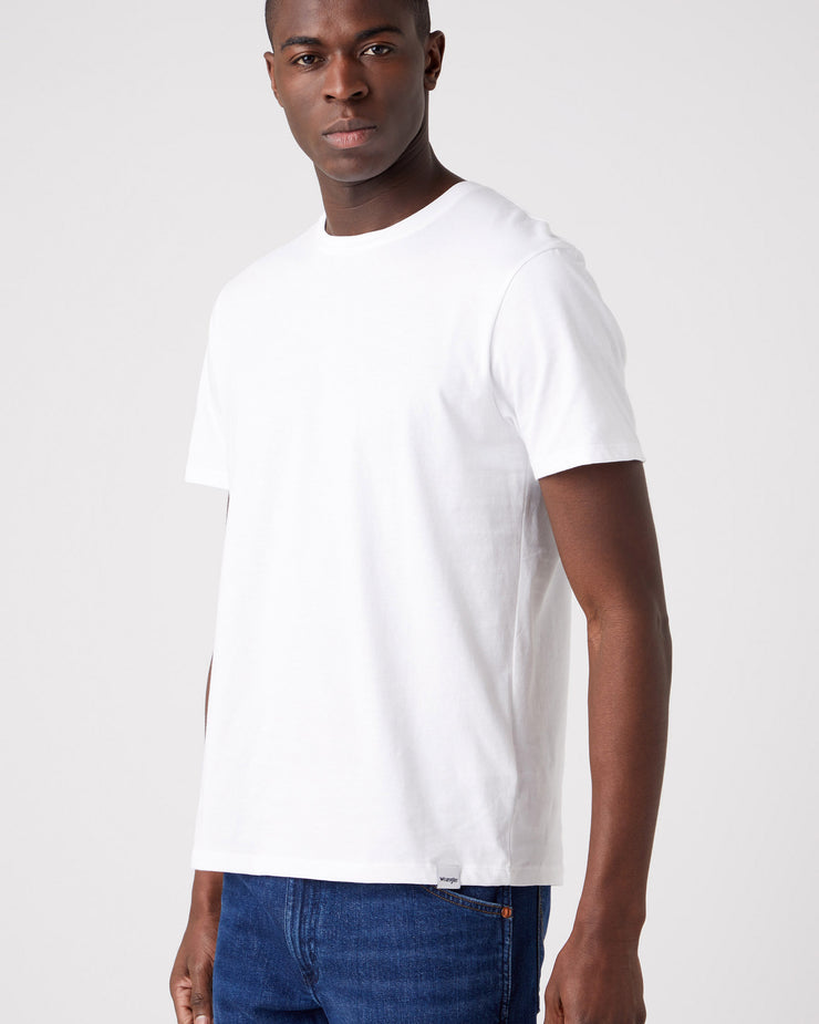 Wrangler 2-Pack Tees - White | Wrangler T Shirts | JEANSTORE