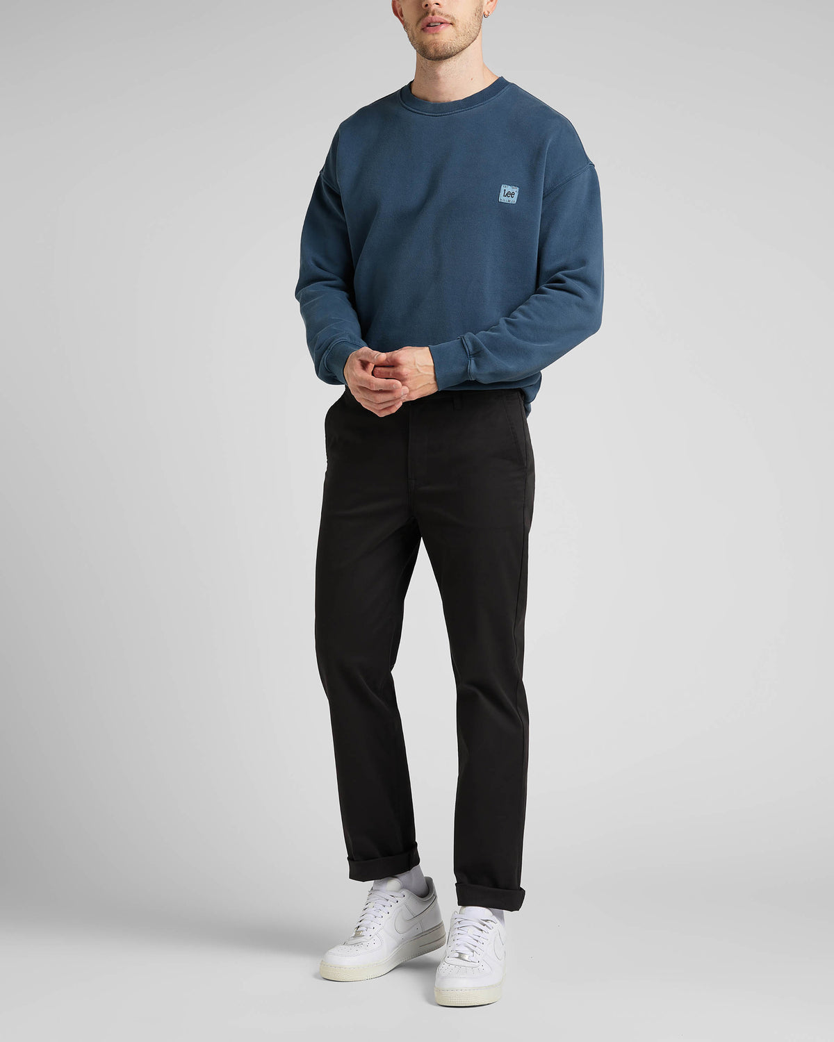 Lee Regular Mens Chino - Black | Lee Chinos & Non-Denim Pants | JEANSTORE