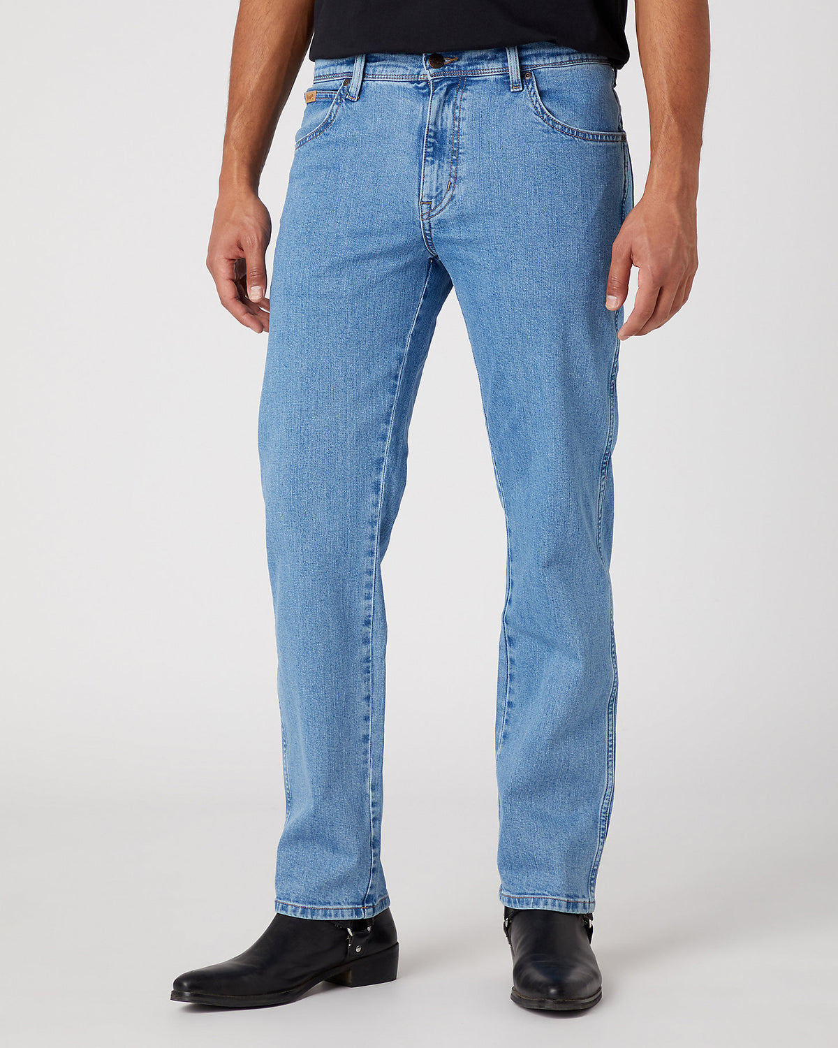 Wrangler Texas Stretch Authentic Straight Mens Jeans - Good Shot | Wrangler Jeans | JEANSTORE