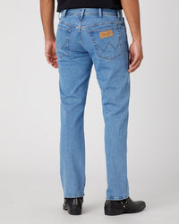 Wrangler Texas Stretch Authentic Straight Mens Jeans - Good Shot | Wrangler Jeans | JEANSTORE