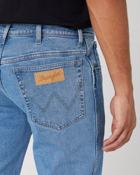 Wrangler Texas Stretch Authentic Straight Mens Jeans - Good Shot | Wrangler Jeans | JEANSTORE