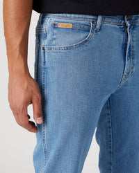 Wrangler Texas Stretch Authentic Straight Mens Jeans - Good Shot | Wrangler Jeans | JEANSTORE