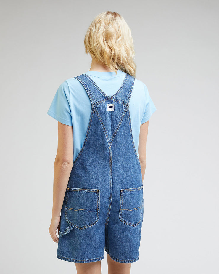 Lee Womens Short Bib Overall - Real Deal DX