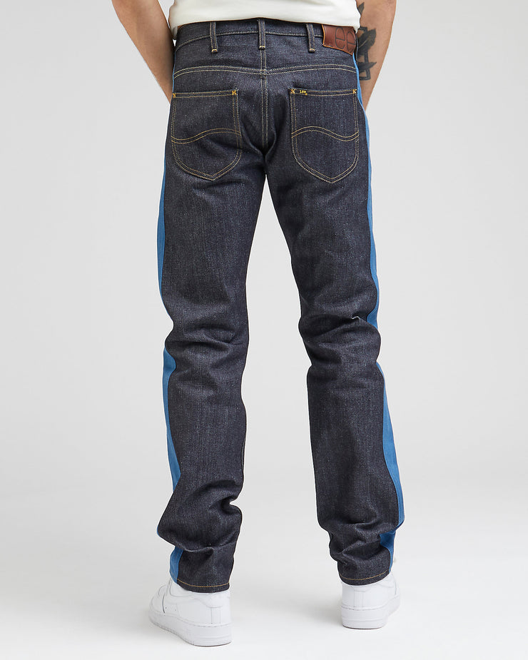 Lee 101 Panelled Rider Slim Fit 15oz Selvedge Mens Jeans - Dry