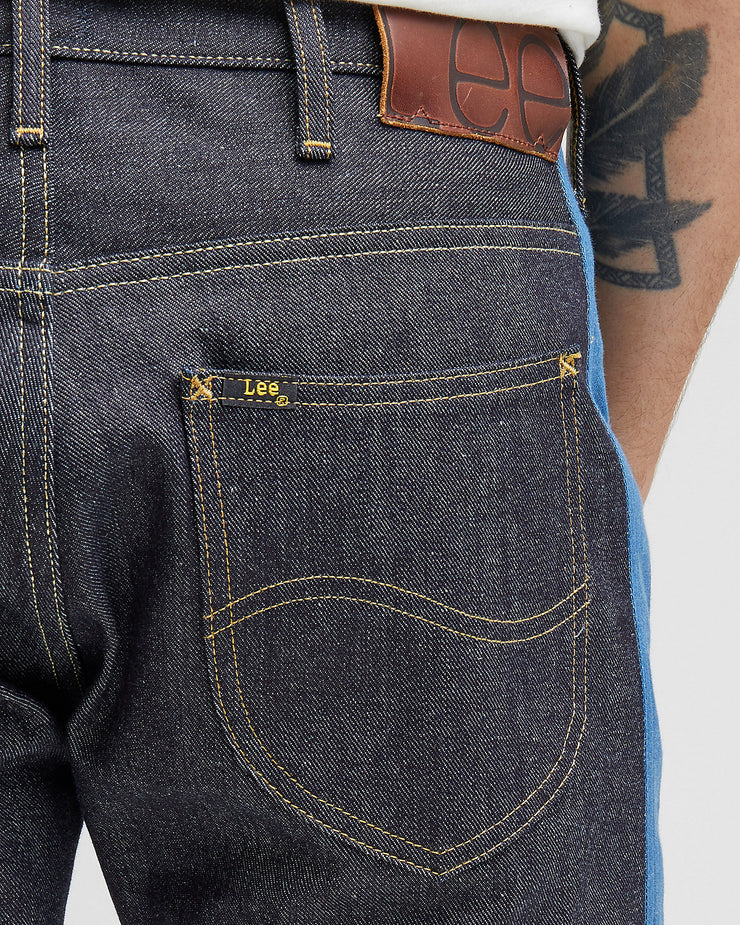 Lee 101 Panelled Rider Slim Fit 15oz Selvedge Mens Jeans - Dry