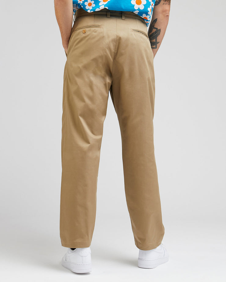 Lee 101 Loose Double Pleated Selvedge Chino - Dry