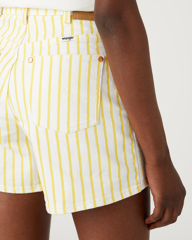 Wrangler Womens Donna Shorts - Sunshine Stripes