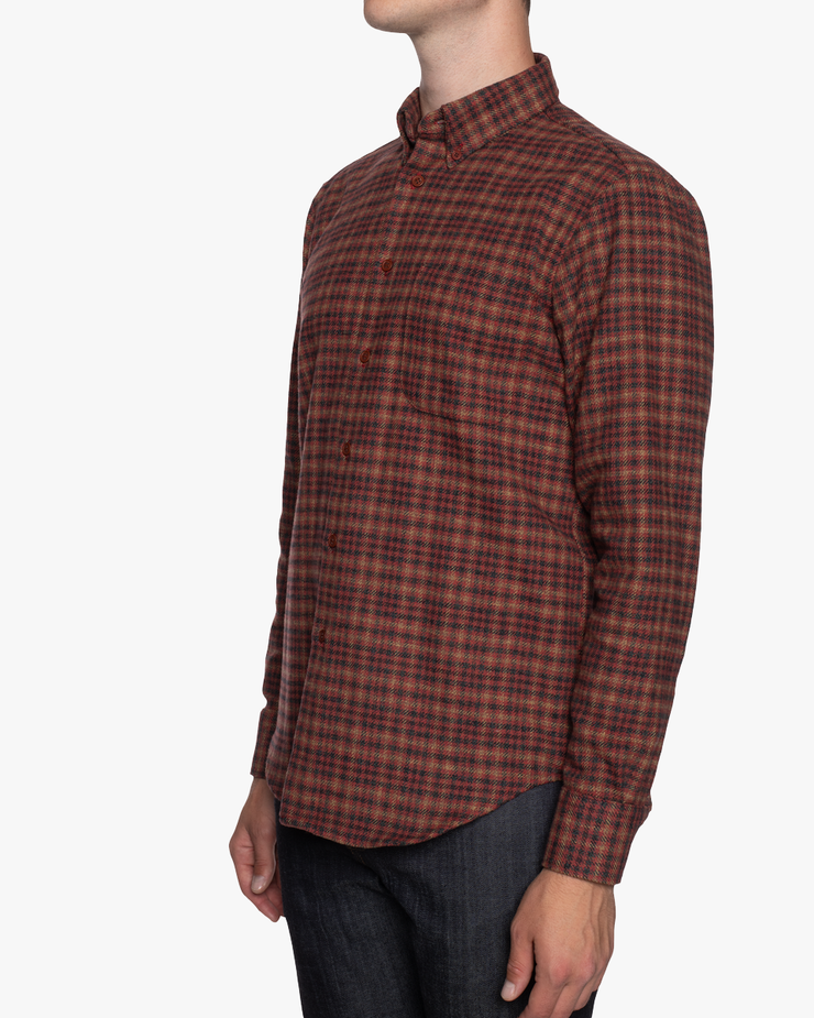Naked & Famous Easy Shirt - Heavy Vintage Flannel / Grey | Naked & Famous Denim Shirts | JEANSTORE