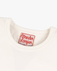 Wonder Looper 409gsm Double Heavyweight T Shirt - White | Wonder Looper T Shirts | JEANSTORE