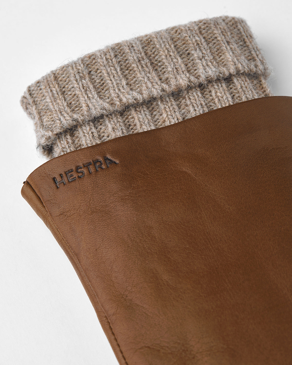Hestra Womens Megan Wool Lined Hairsheep Leather Gloves - Light Brown | Hestra Gloves | Jeanstore