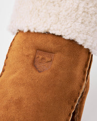 Hestra Womens Sheepskin Mitt Suede Mittens - Cork | Hestra Gloves | JEANSTORE
