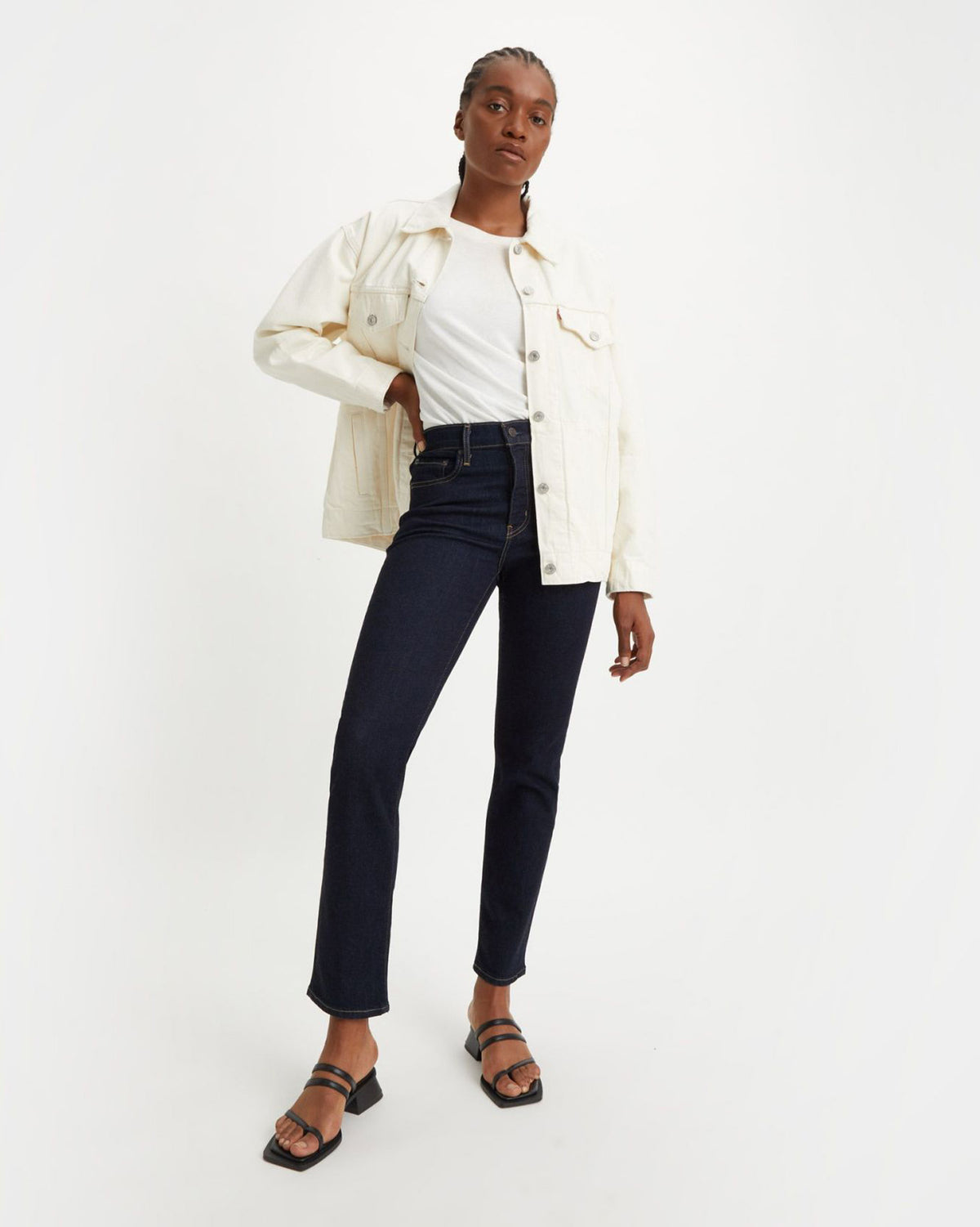 Levi's® Womens 724 High Rise Straight Leg Jeans - Blue Wave Rinse | Levi's® Jeans | JEANSTORE