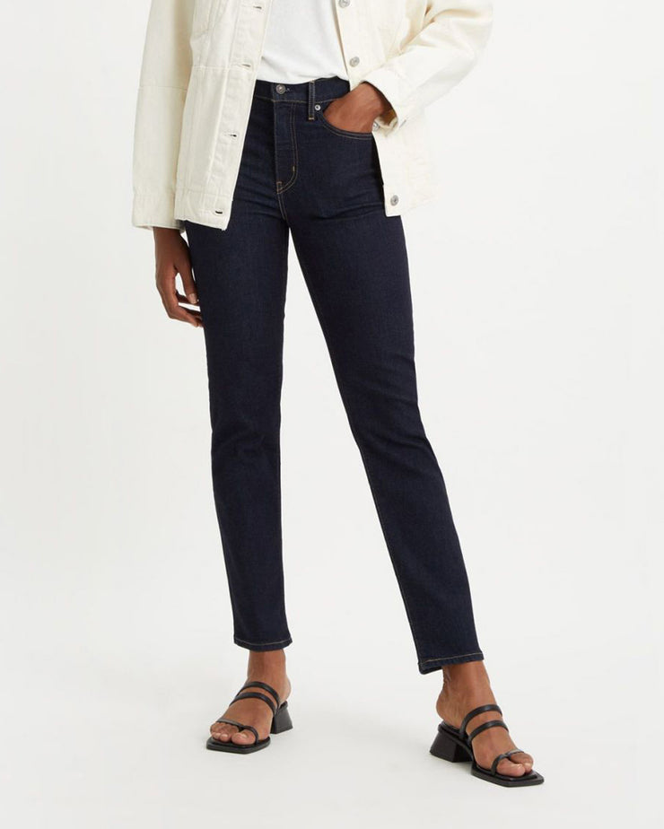 Levi's® Womens 724 High Rise Straight Leg Jeans Blue Wave Rinse