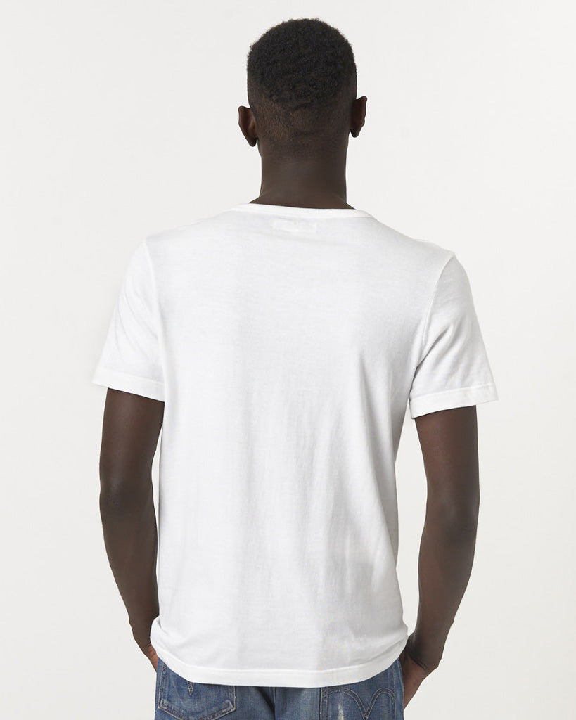 Merz b. Schwanen 4.6oz 1950s Loopwheeled Tee - White | Merz b. Schwanen T Shirts | JEANSTORE