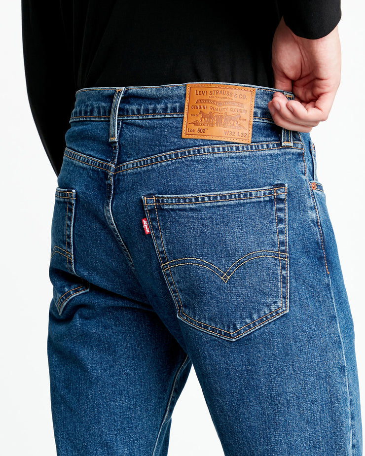 Levi's® 502 Regular Tapered Mens Jeans - Stonewash Stretch T2#N#– JEANSTORE