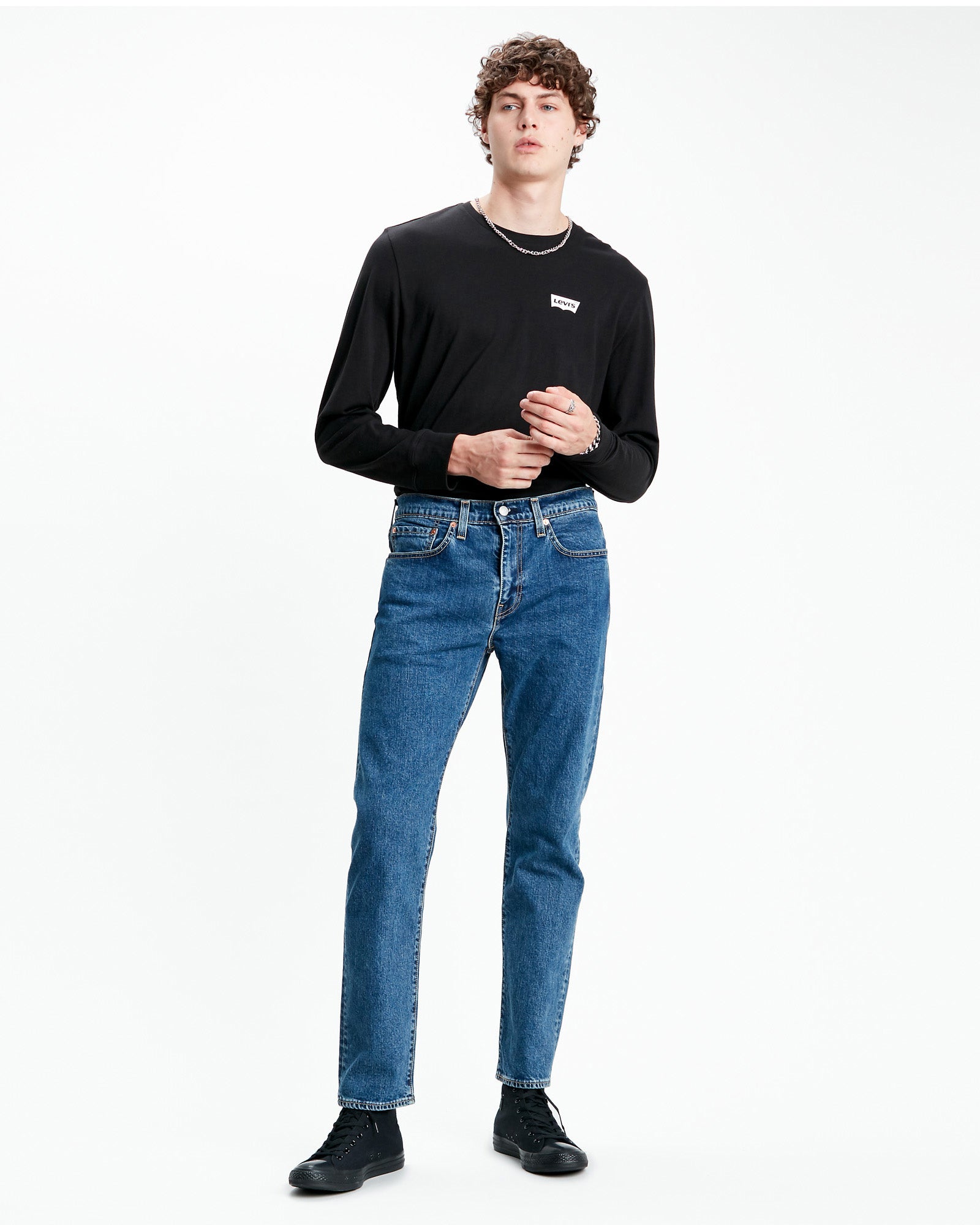 Levi's® 502 Regular Tapered Mens Jeans - Stonewash Stretch T2 – JEANSTORE