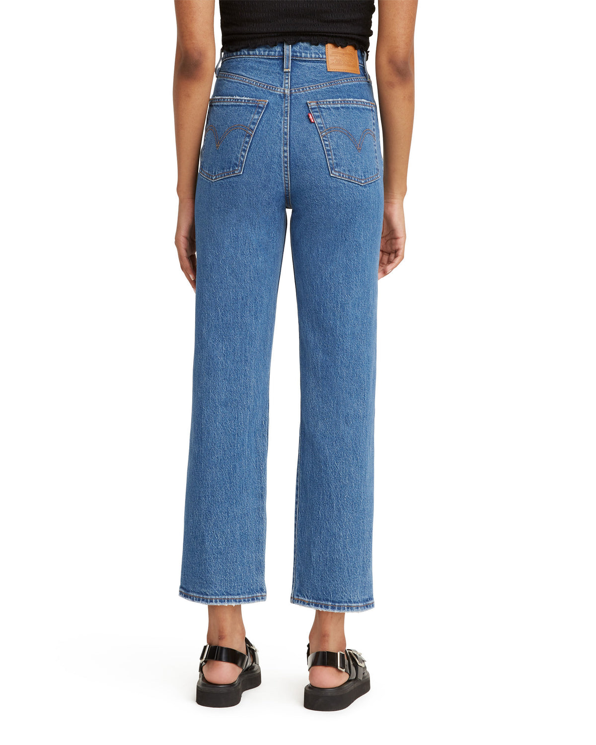Levi's® Womens Ribcage Straight Ankle Jeans - Jazz Pop | Levi's® Jeans | JEANSTORE