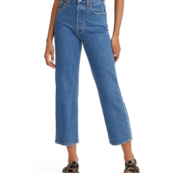 Levi's® Womens Ribcage Straight Ankle Jeans - Jazz Pop | Levi's® Jeans | JEANSTORE