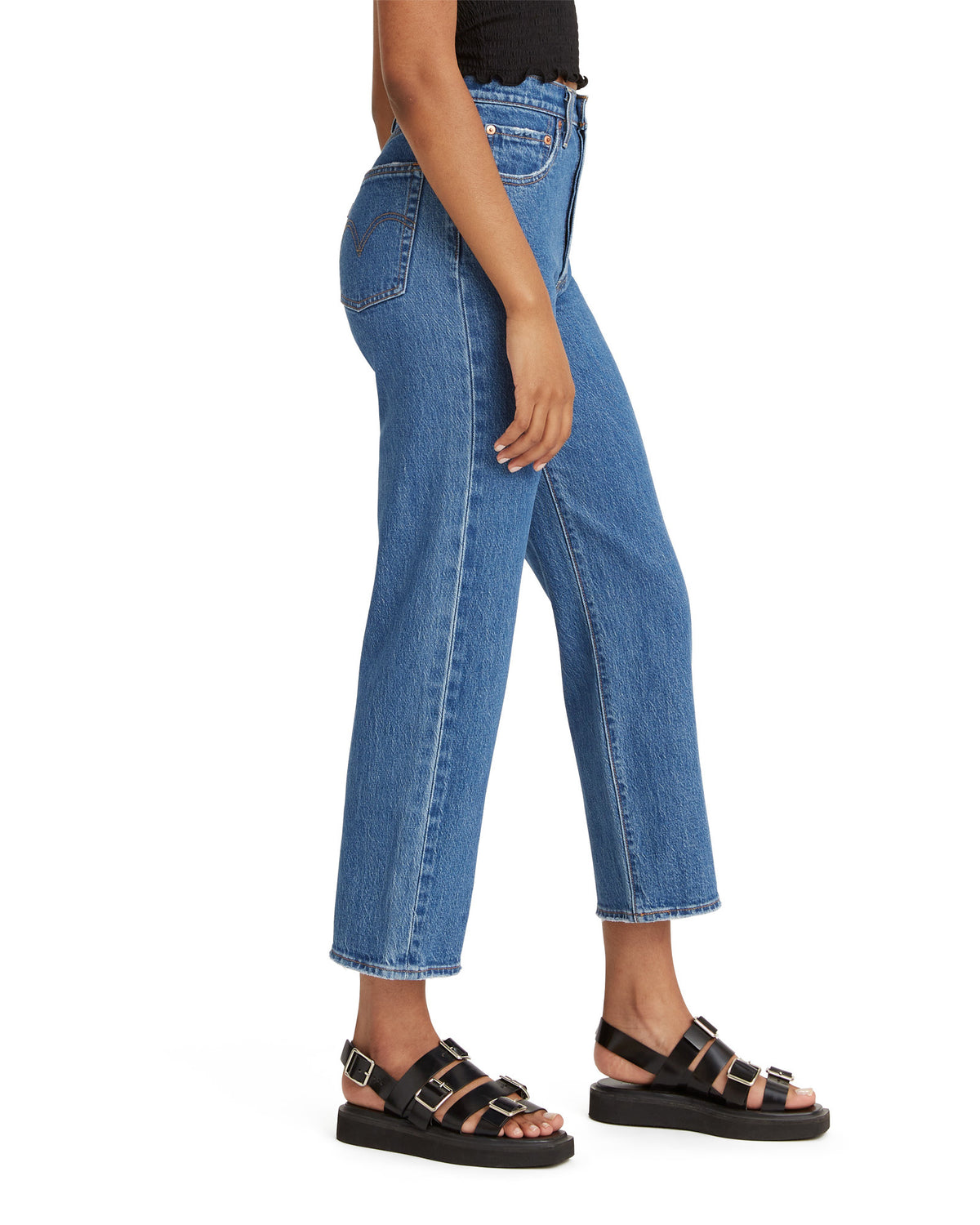 Levi's® Womens Ribcage Straight Ankle Jeans - Jazz Pop | Levi's® Jeans | JEANSTORE