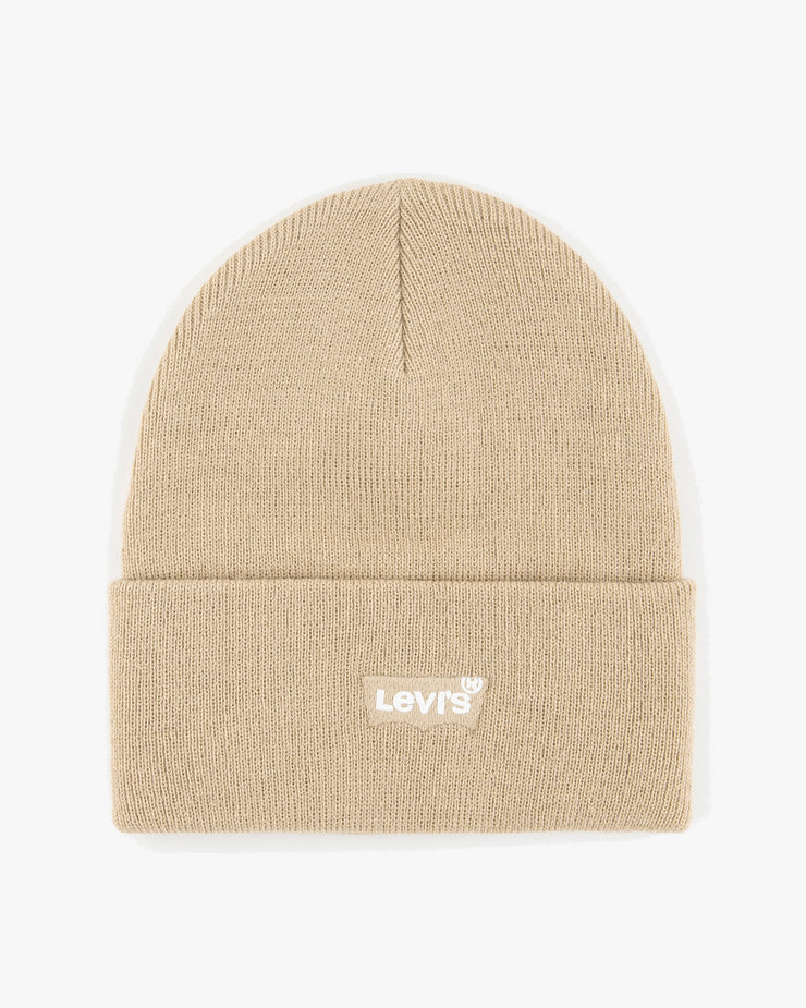 Levi's® Womens Tonal Batwing Slouchy Beanie - Regular Khaki | Levi's® Hats | JEANSTORE