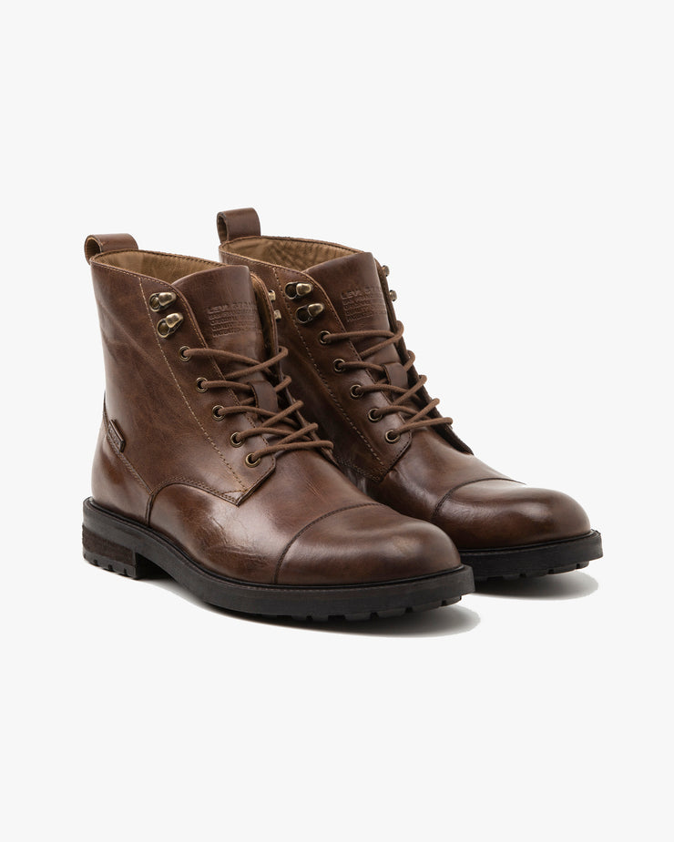 Levi's® Emerson 2.0 Leather Boots - Medium Brown