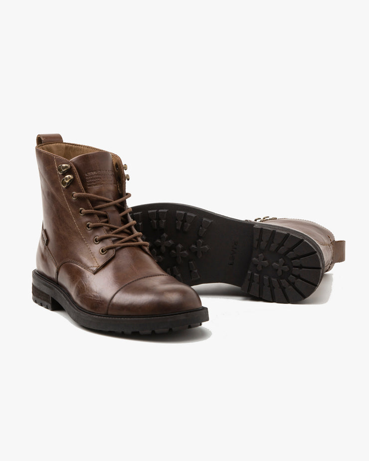 Levi's® Emerson 2.0 Leather Boots - Medium Brown