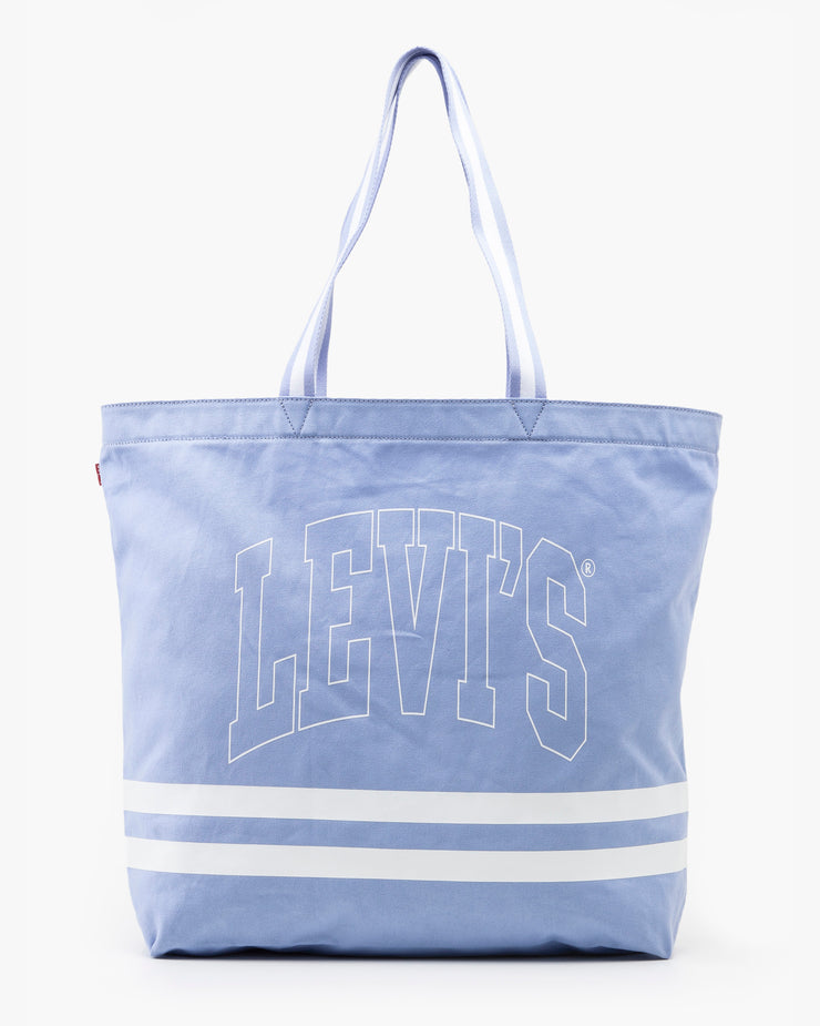 Levi's® Womens XL Graphic Varsity Tote Bag - Sky Blue