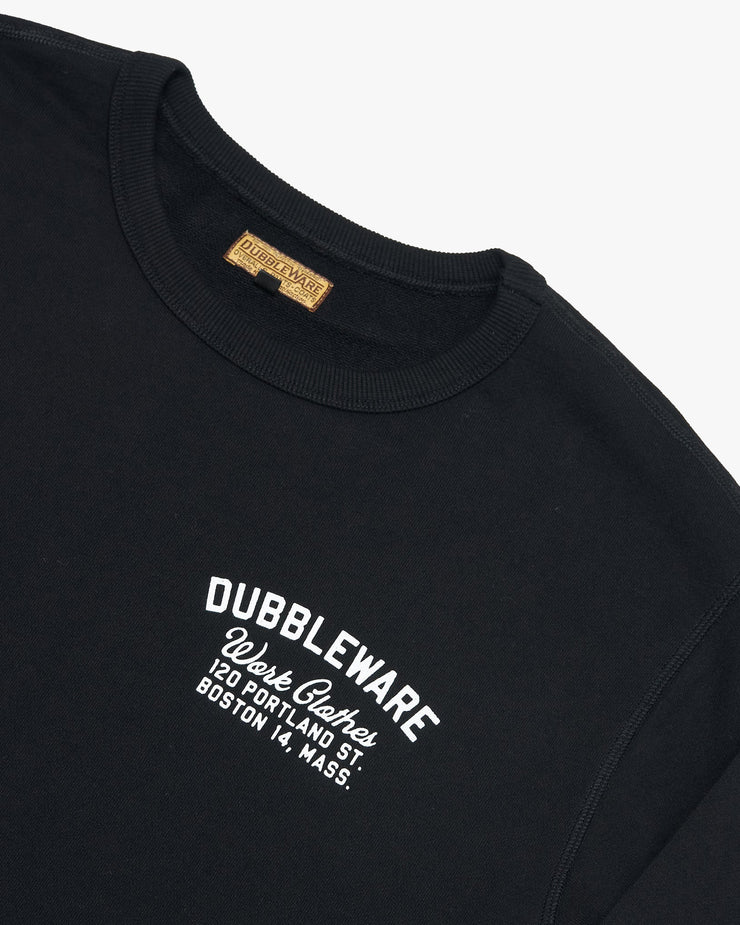 Dubbleware Portland Street Sweat - Black | Dubbleware Sweaters & Knitwear | JEANSTORE
