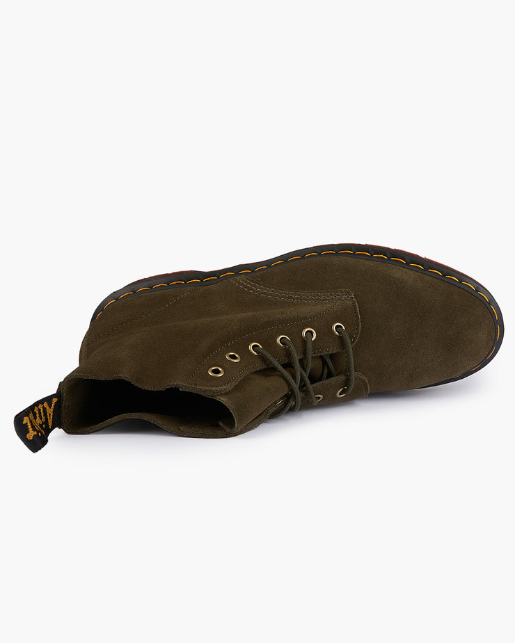 Dr Martens Archive 101 UB Boots - Olive Repello Calf Suede | Dr Martens Boots | JEANSTORE
