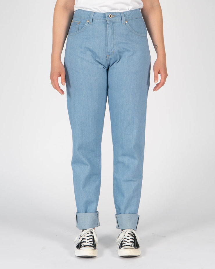 Naked & Famous Denim Max Womens Mom Jeans - Sky High Selvedge / Pale Blue | Naked & Famous Denim Jeans | JEANSTORE