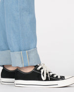 Naked & Famous Denim Max Womens Mom Jeans - Sky High Selvedge / Pale Blue