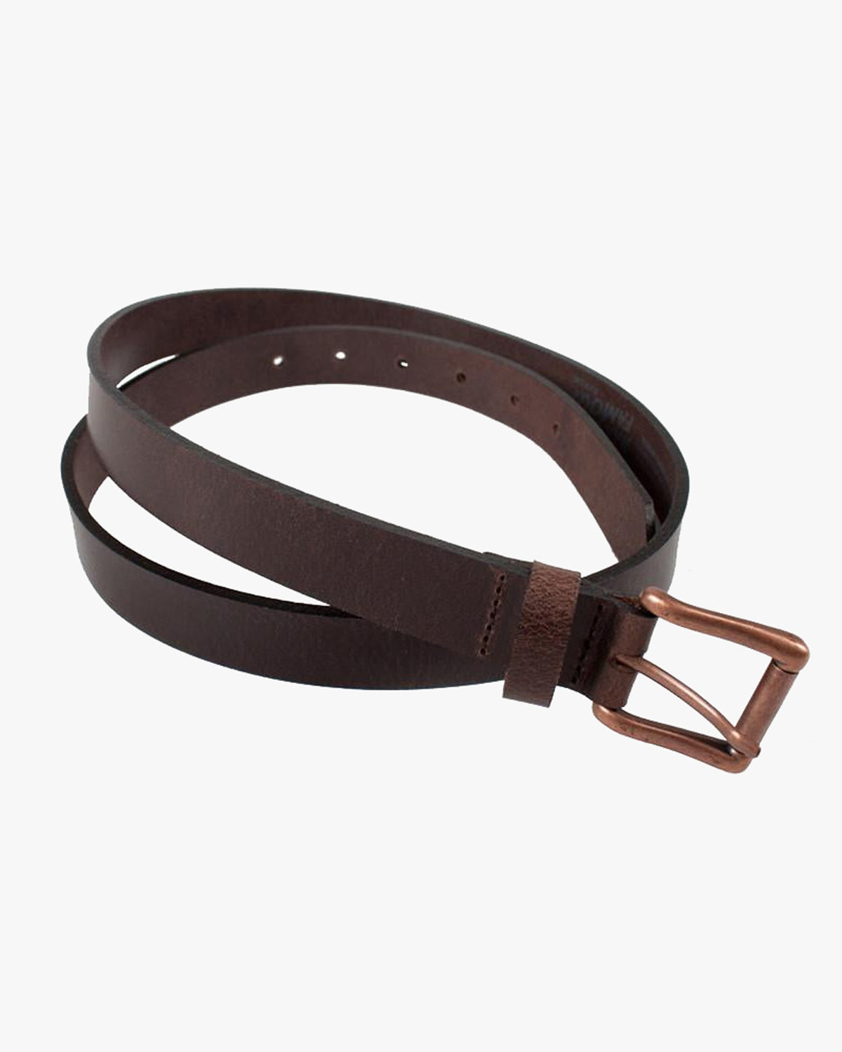 Naked & Famous Denim Buffalo Leather Belt - Brown | Naked & Famous Denim Belts | JEANSTORE