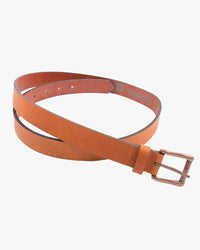 Naked & Famous Denim Buffalo Leather Belt - Tan | Naked & Famous Denim Belts | JEANSTORE