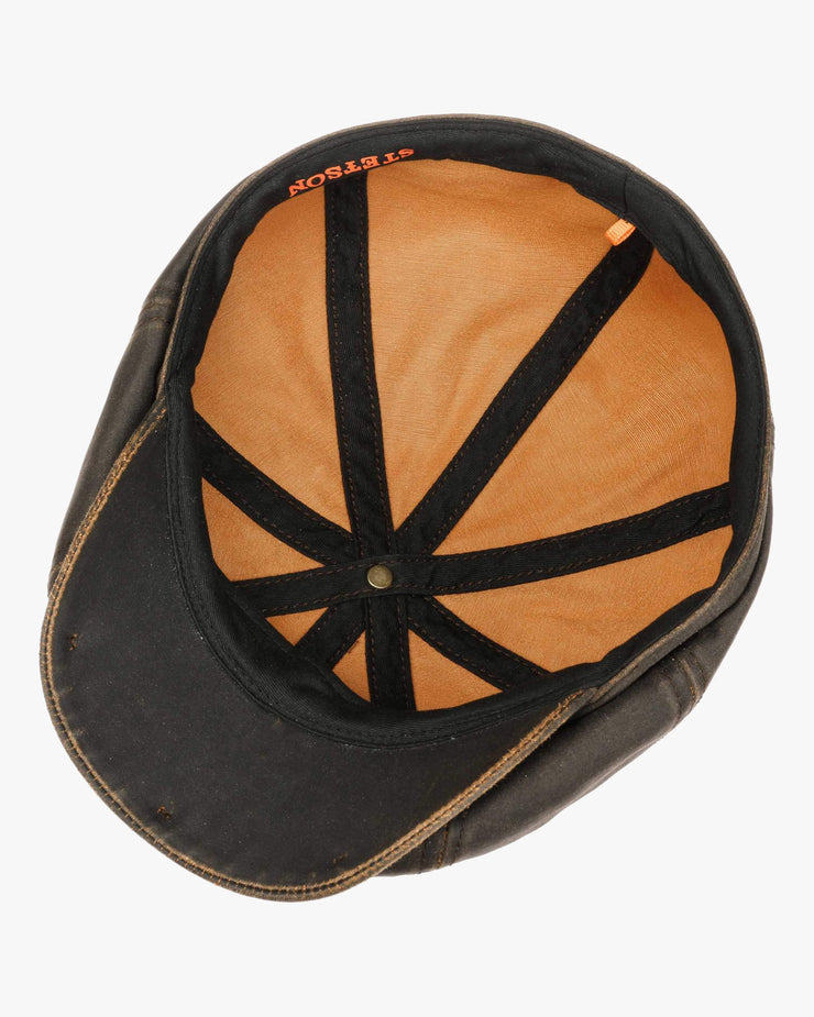 Stetson Hatteras Old Cotton Newsboy Cap - Brown | Stetson Hats | JEANSTORE