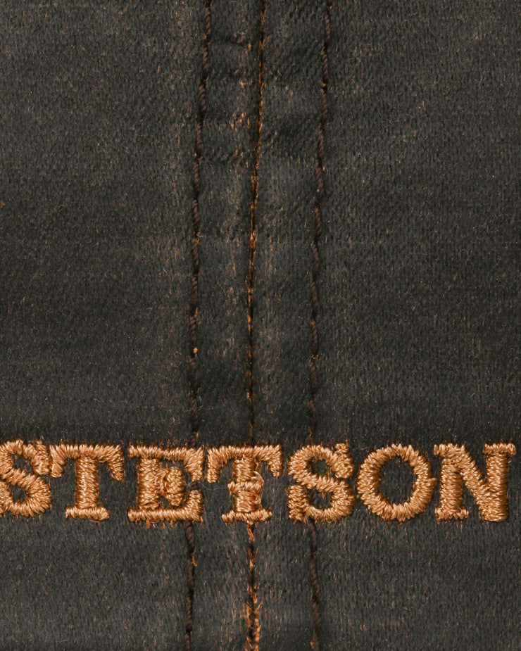 Stetson Hatteras Old Cotton Newsboy Cap - Brown | Stetson Hats | JEANSTORE