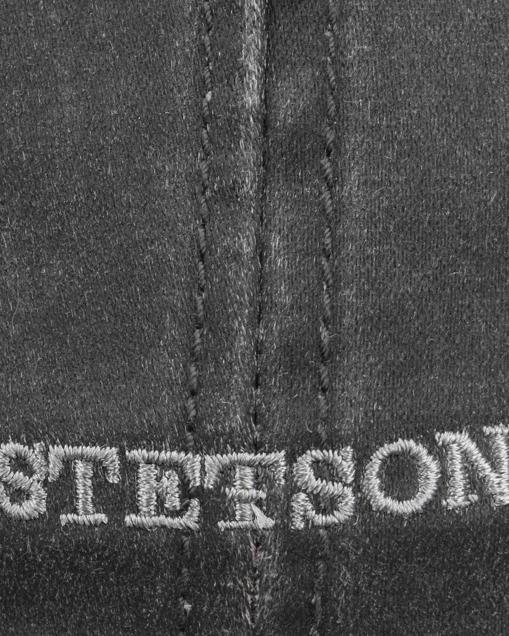 Stetson Hatteras Old Cotton Newsboy Cap - Black