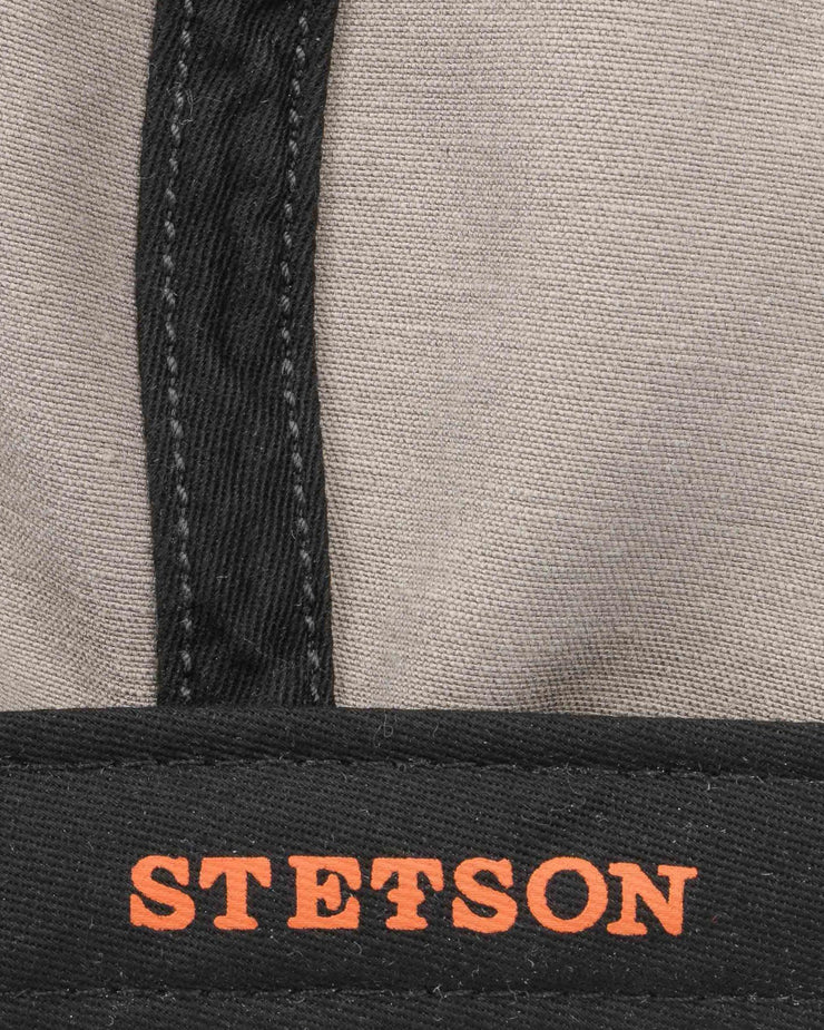 Stetson Hatteras Old Cotton Newsboy Cap - Black