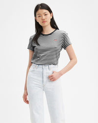 Levi's® Womens Perfect Tee - Raita Stripe / Caviar | Levi's® T Shirts | JEANSTORE