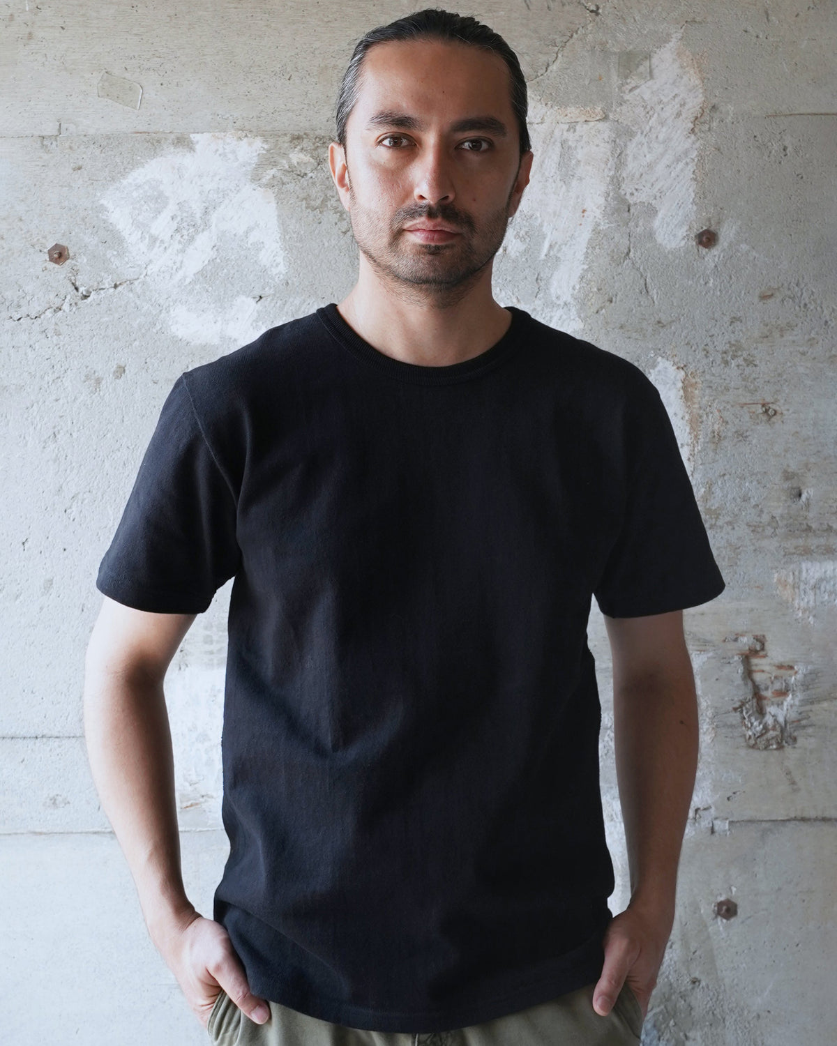 Wonder Looper 409gsm Double Heavyweight T Shirt - Black | Wonder Looper T Shirts | JEANSTORE