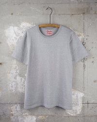 Wonder Looper 409gsm Double Heavyweight T Shirt - Heather Grey | Wonder Looper T Shirts | JEANSTORE