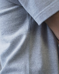 Wonder Looper 409gsm Double Heavyweight T Shirt - Heather Grey | Wonder Looper T Shirts | JEANSTORE