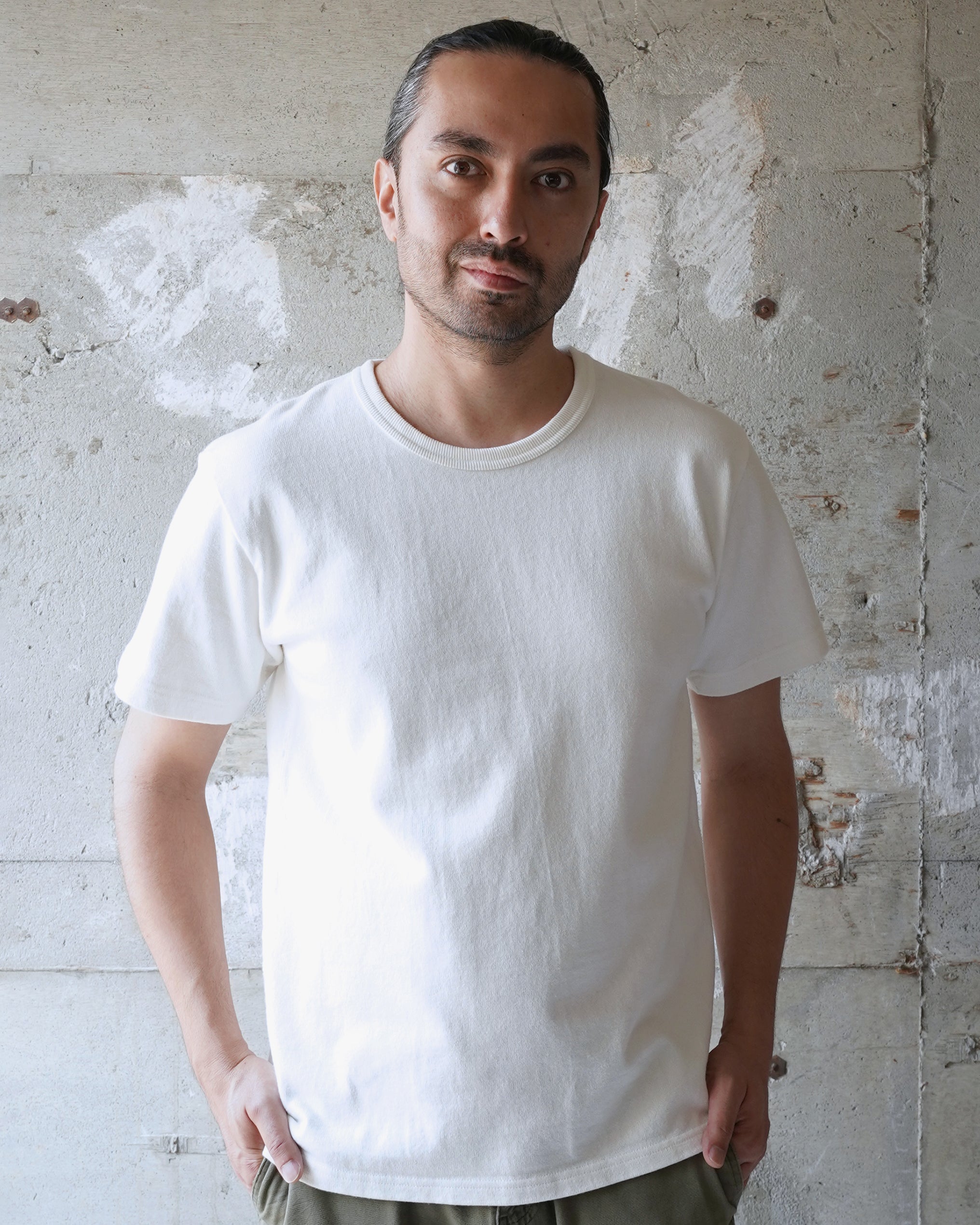 Wonder Looper 409gsm Double Heavyweight T Shirt - White | Wonder Looper T Shirts | JEANSTORE