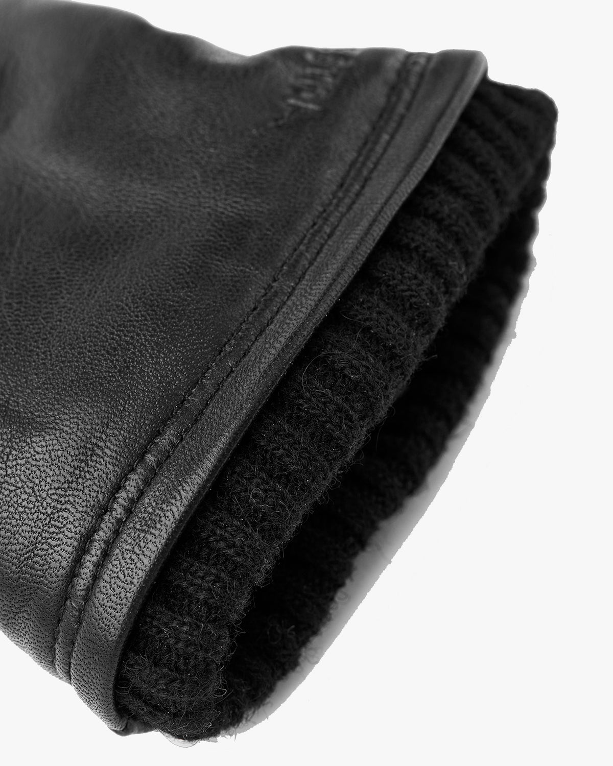 Hestra John Hairsheep Leather Gloves - Black | Hestra Gloves | JEANSTORE