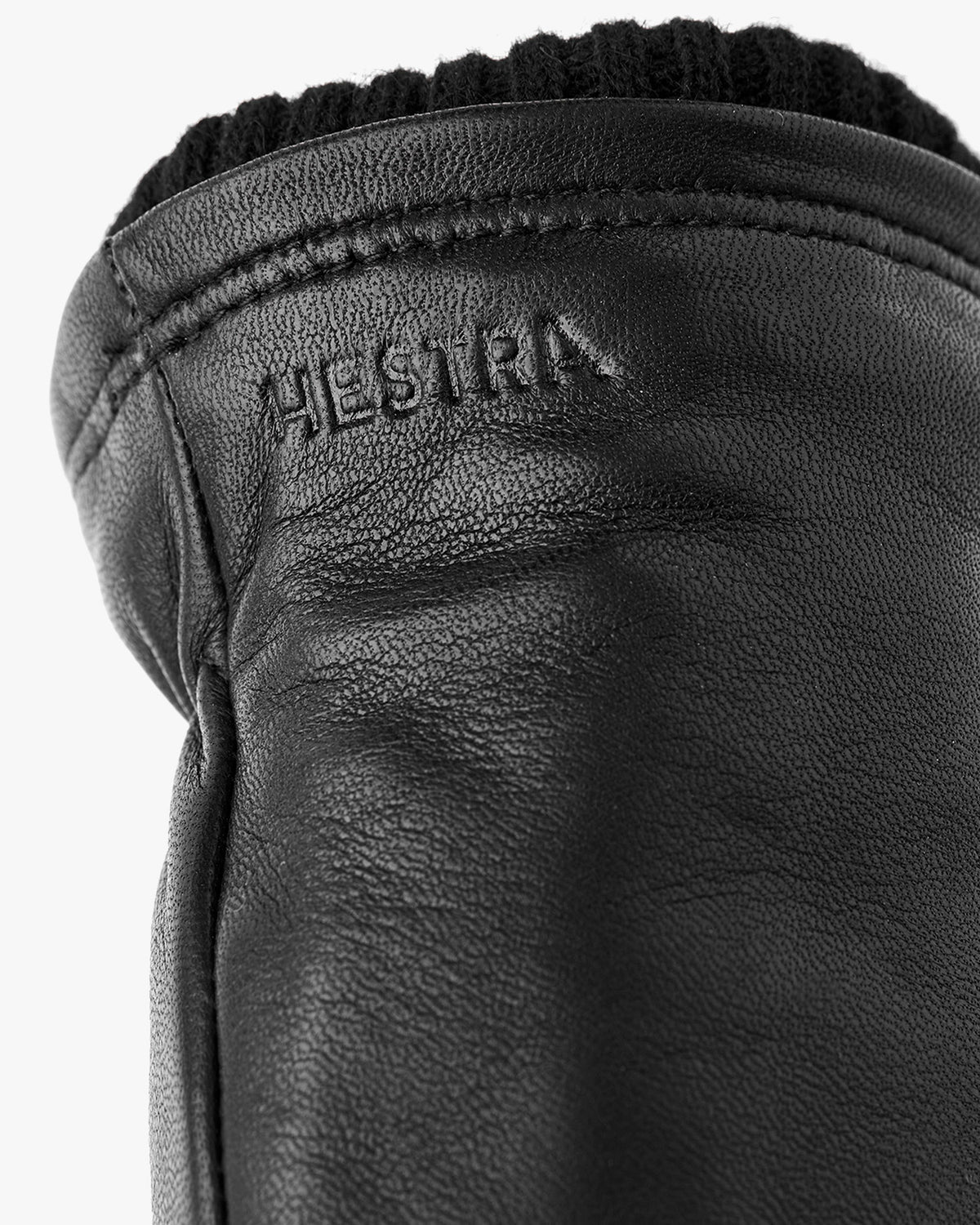 Hestra John Hairsheep Leather Gloves - Black | Hestra Gloves | JEANSTORE