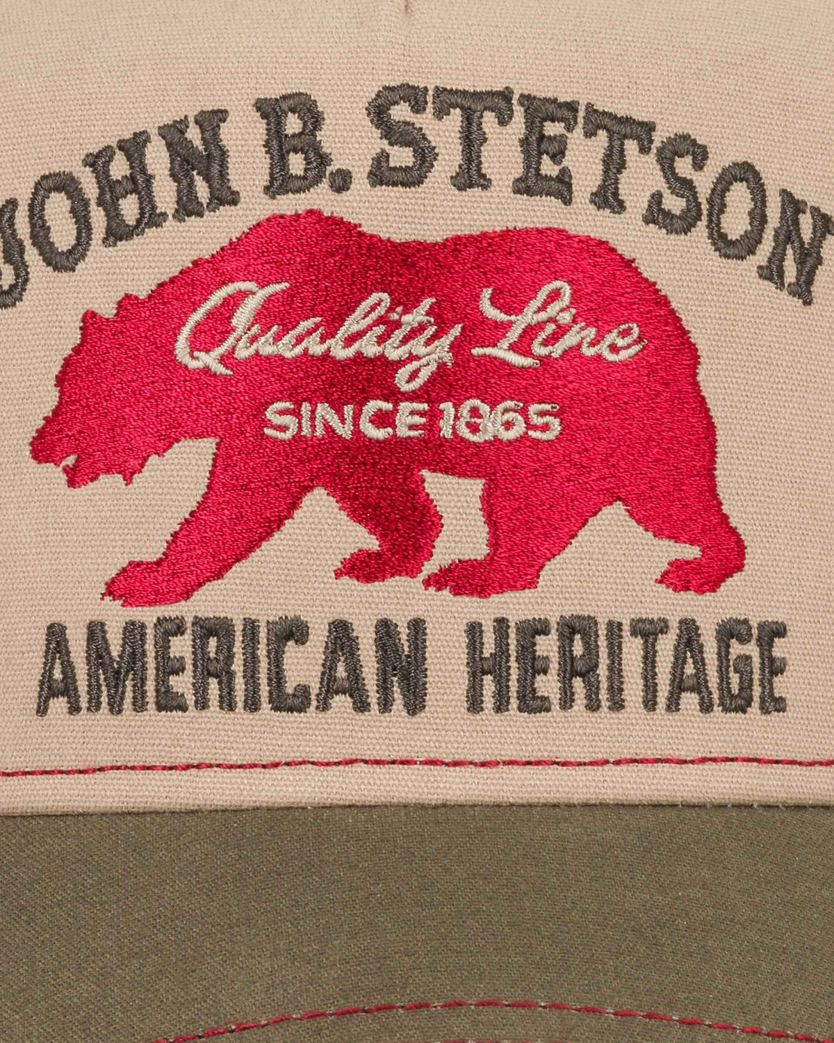 Stetson Bear Trucker Cap - Sand / Khaki | Stetson Hats | JEANSTORE