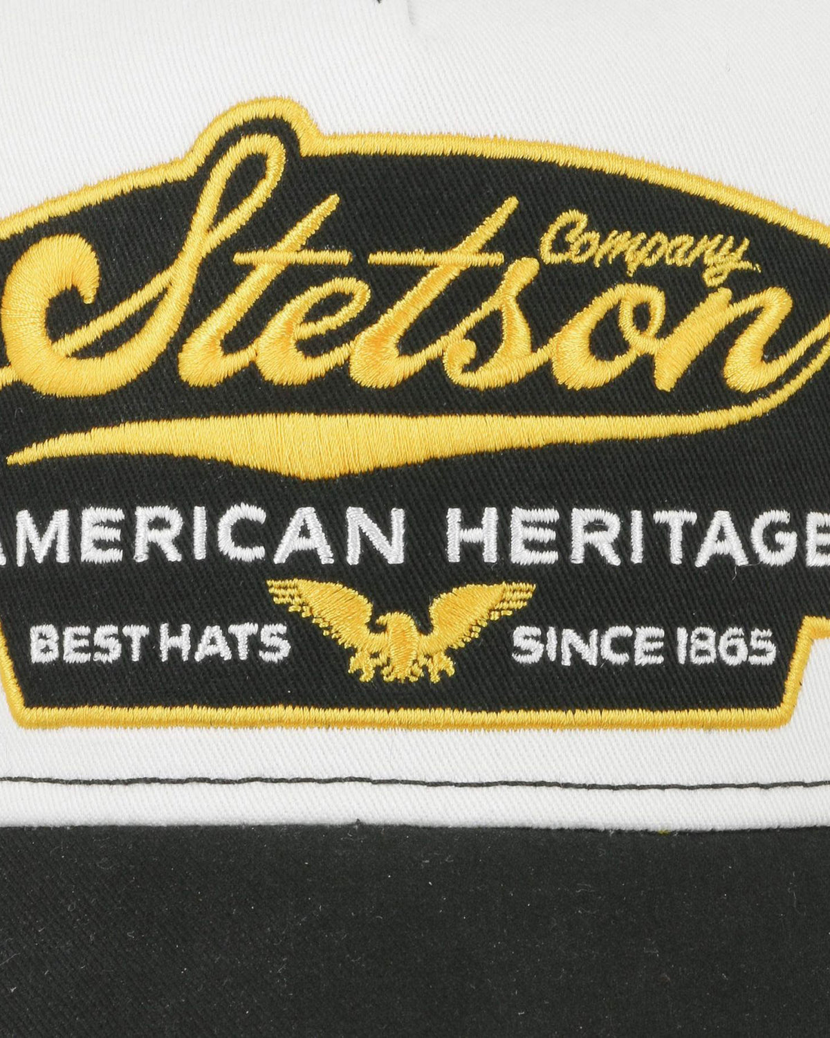 Stetson American Heritage Trucker Cap - Black / White | Stetson Hats | JEANSTORE