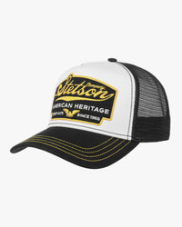 Stetson American Heritage Trucker Cap - Black / White | Stetson Hats | JEANSTORE