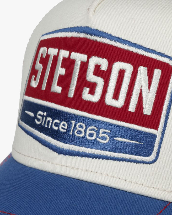 Stetson Gasoline Trucker Cap - Blue / Red | Stetson Hats | JEANSTORE