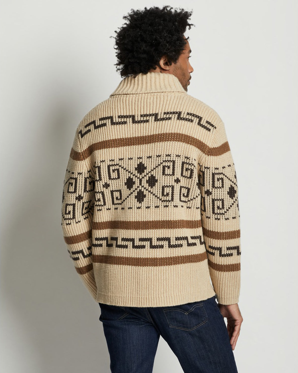 Pendleton Original Westerley Lambswool Sweater - Tan / Brown | Pendleton Sweaters & Knitwear | JEANSTORE