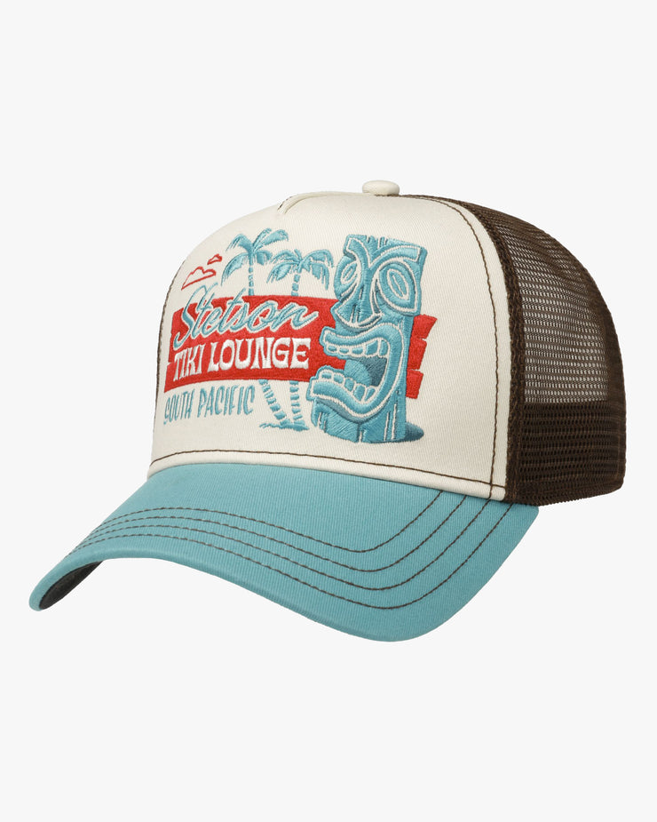 Stetson Tiki Lounge Trucker Cap - Brown | Stetson Hats | JEANSTORE